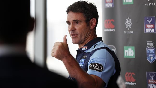 NSW Blues coach Brad Fittler. Picture: Jonathan Ng