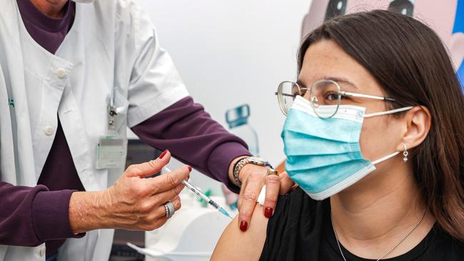 The ability of Australians to travel internationally all depends of the availability of the vaccine. Picture: AFP