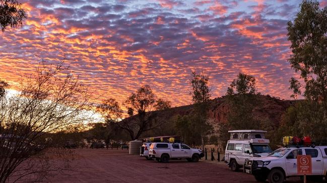 Discovery Parks Glen Helen campground will cease operating from Monday, with lodge rooms and food and beverage facilities to close in September. PHOTO: Discovery Parks and Resort Facebook