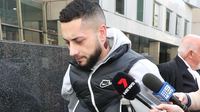 Ibrahim Al-Sayah has denied being a “gangster” after drive-by shooting. Picture: David Crosling