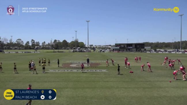 Replay: AFL Queensland Schools Cup State Finals Day 3 - St Laurence's v Palm Beach (Junior Male Grand Final)