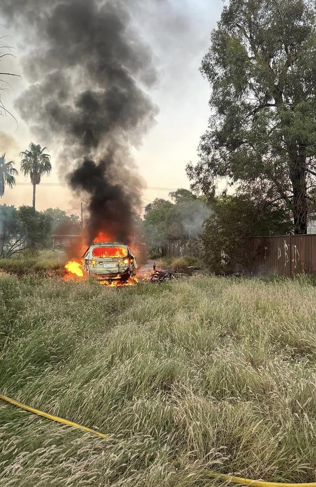 Police are investigating after a person was assaulted during an attempted theft of a vehicle in Goondiwindi in the early hours of December 12, 2023. The offenders fled over the border and set fire to a vehicle at Boggabilla.