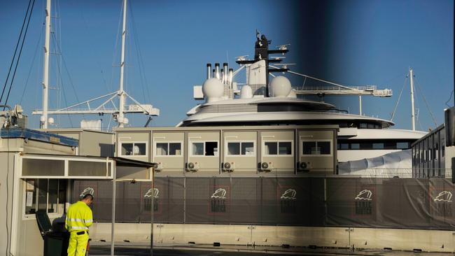 The superyacht 'Scheherazade'. Picture: Getty Images