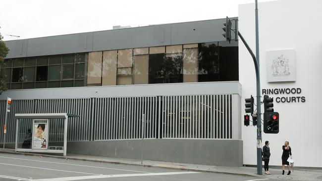 Ringwood Magistrates' Court closed its court rooms to the public and the media from today following the State Government’s lockdown orders. Picture: Norm Oorloff