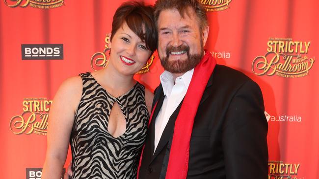 Natasha Chadwick and Derryn Hinch, pictured when the couple were together. Picture Julie Kiriacoudis.