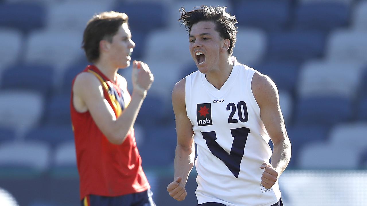 Elijah Holland’s father played for Richmond. Picture: AFL Photos via Getty Images