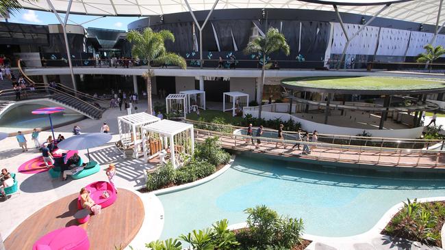 The new-look Pacific Fair Shopping Centre at Broadbeach. The section known as The Resort.