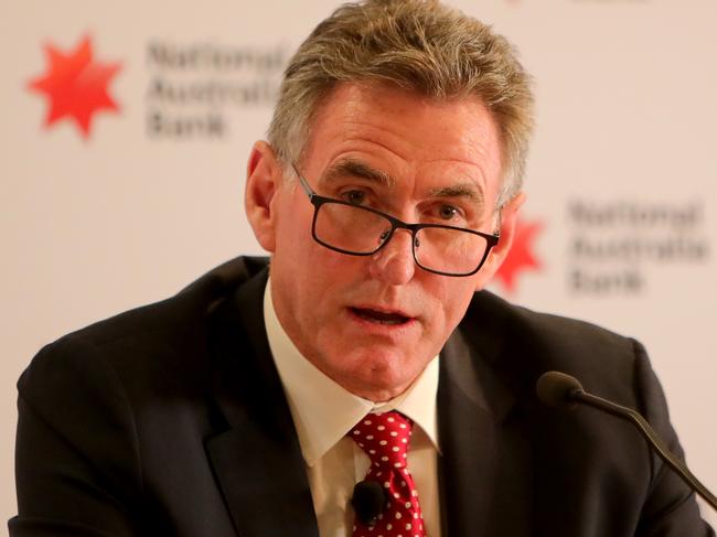 Ross McEwan holds a press conference in Melbourne to announce his new position as Group Chief Executive Officer and Managing Director of National Australia Bank. Picture: Stuart McEvoy/The Australian.