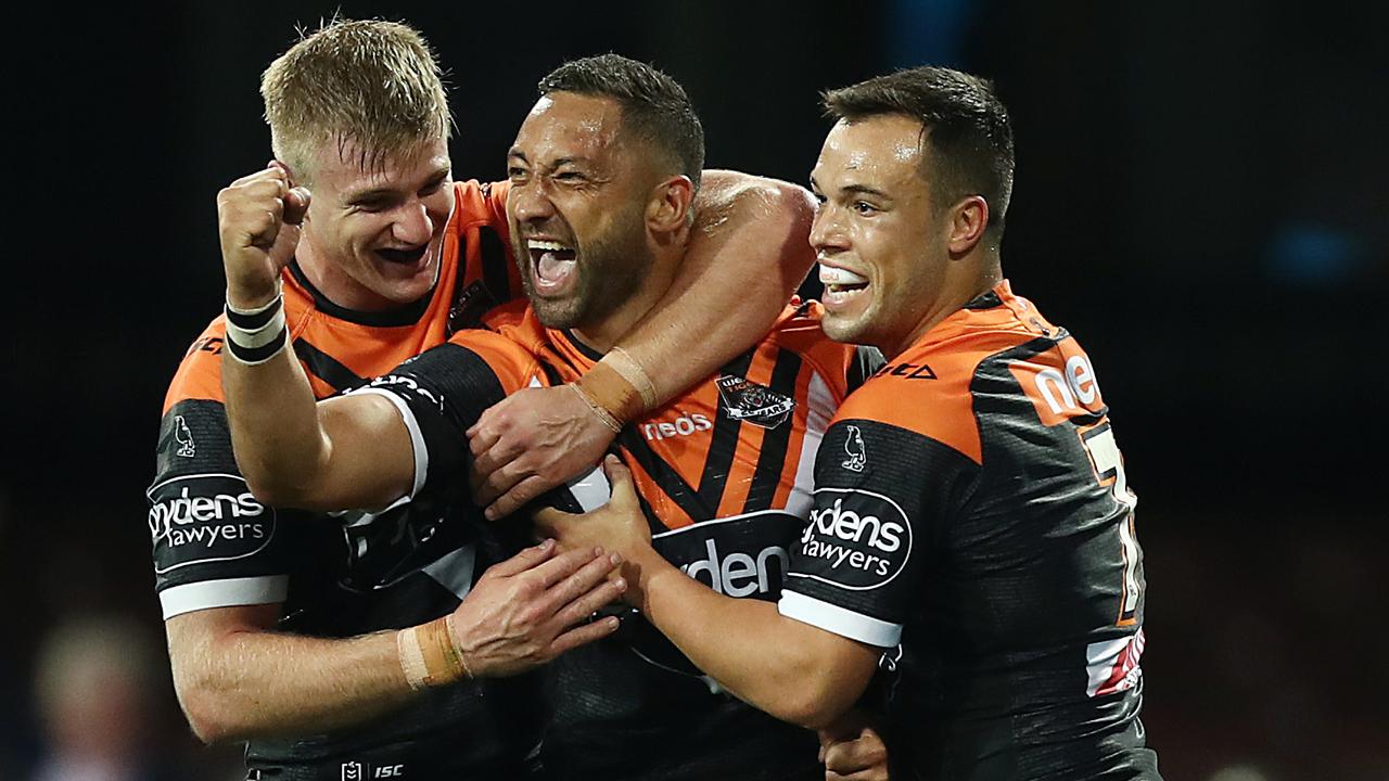 Dragons v Tigers report Highlights as NRL finals race heats up Gold