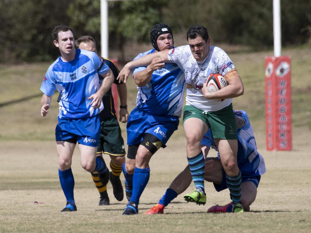 Brett Forte Super 10s Memorial Rugby Challenge. QPS vs The Army. Saturday, August 14, 2021. Picture: Nev Madsen.