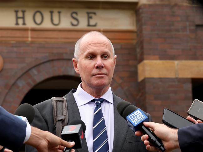 Darren Wick pictured leaving Hornsby local court in 2021. Picture: NCA NewsWire / Damian Shaw