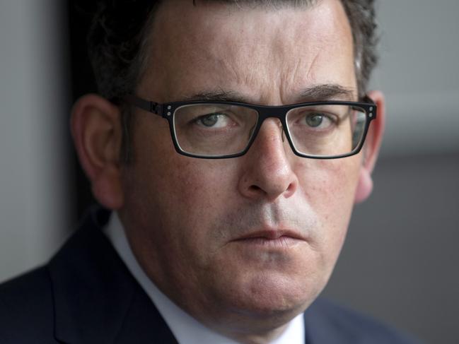 MELBOURNE, AUSTRALIA - NewsWire Photos December 10 2020: Victorian Premier Daniel Andrews speaks at a door stop outside press outside State Parliament in Melbourne on Thursday morning. Picture: NCA NewsWire / David Geraghty