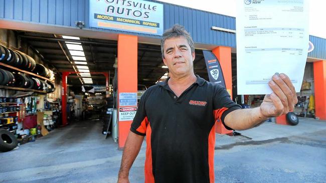 Shaun Priest has had to pay a $46 Licence renewal for the first time since acquiring his Tradespersons Certificate in 1988. Picture: SCOTT POWICK