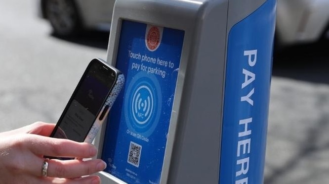 A “Touch N Go” parking meter.