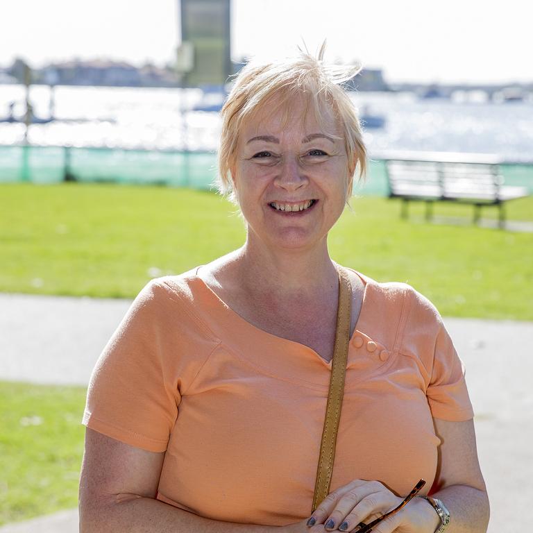 <p>Faces of the Gold Coast at Paradise Point. Jacqui Crouch. Picture: Jerad Williams</p>