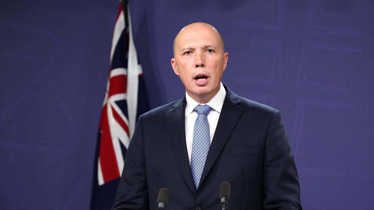 Peter Dutton moved from the Home Affairs to the Defence portfolio. Picture: Cameron Spencer/Getty