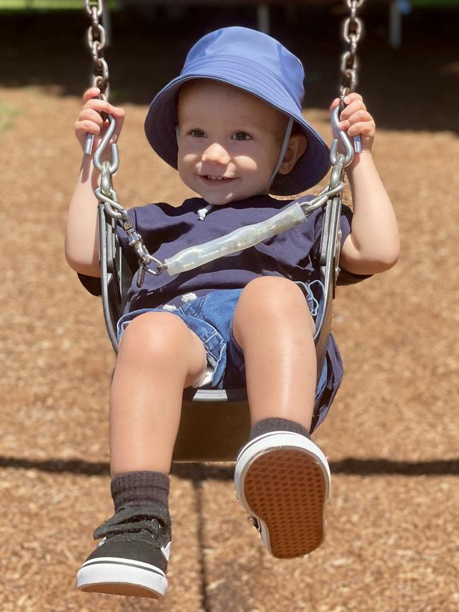 George van Essen looks happy and healthy – but he actually needs a liver transplant to save his life. Picture: Supplied