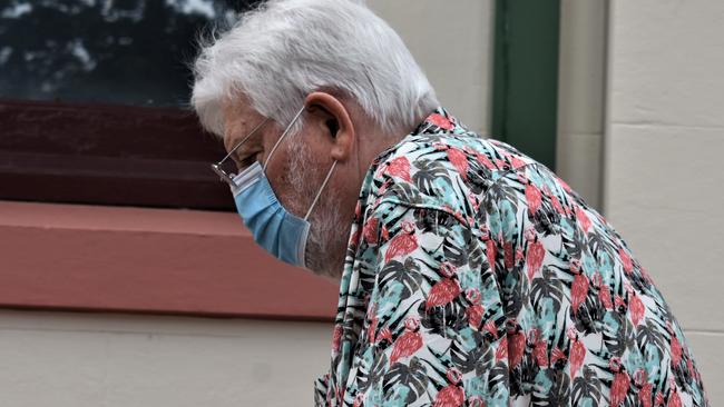 Ric Blum enters Ballina Local Court on the seventh day of the Marion Barter inquest. Picture: Tessa Flemming