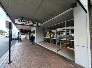 Toowoomba's Bags to Go Factory Outlet is currently closed. Picture: Matthew Newton