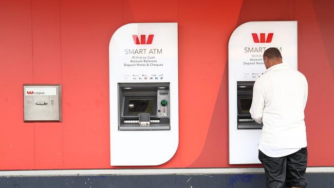 A second consecutive monthly hike in official interest rates on Tuesday will further ease the unrelenting pressure on major-bank profitability in recent years. Picture: Robert Cianflone/Getty Images