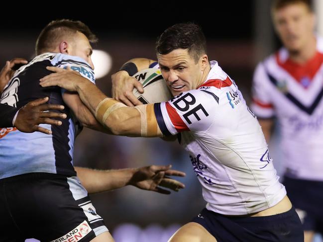 Gordon playing for the Roosters, one of his five clubs, in 2017. Picture: Matt King/Getty Images
