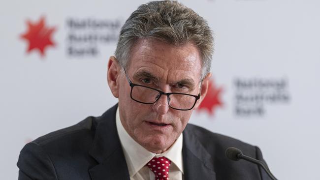 NAB chief Ross McEwan started in the top job on Monday. Picture: AAP