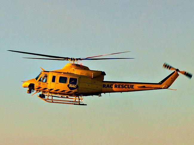 Facebook images of RAC WA helicopter