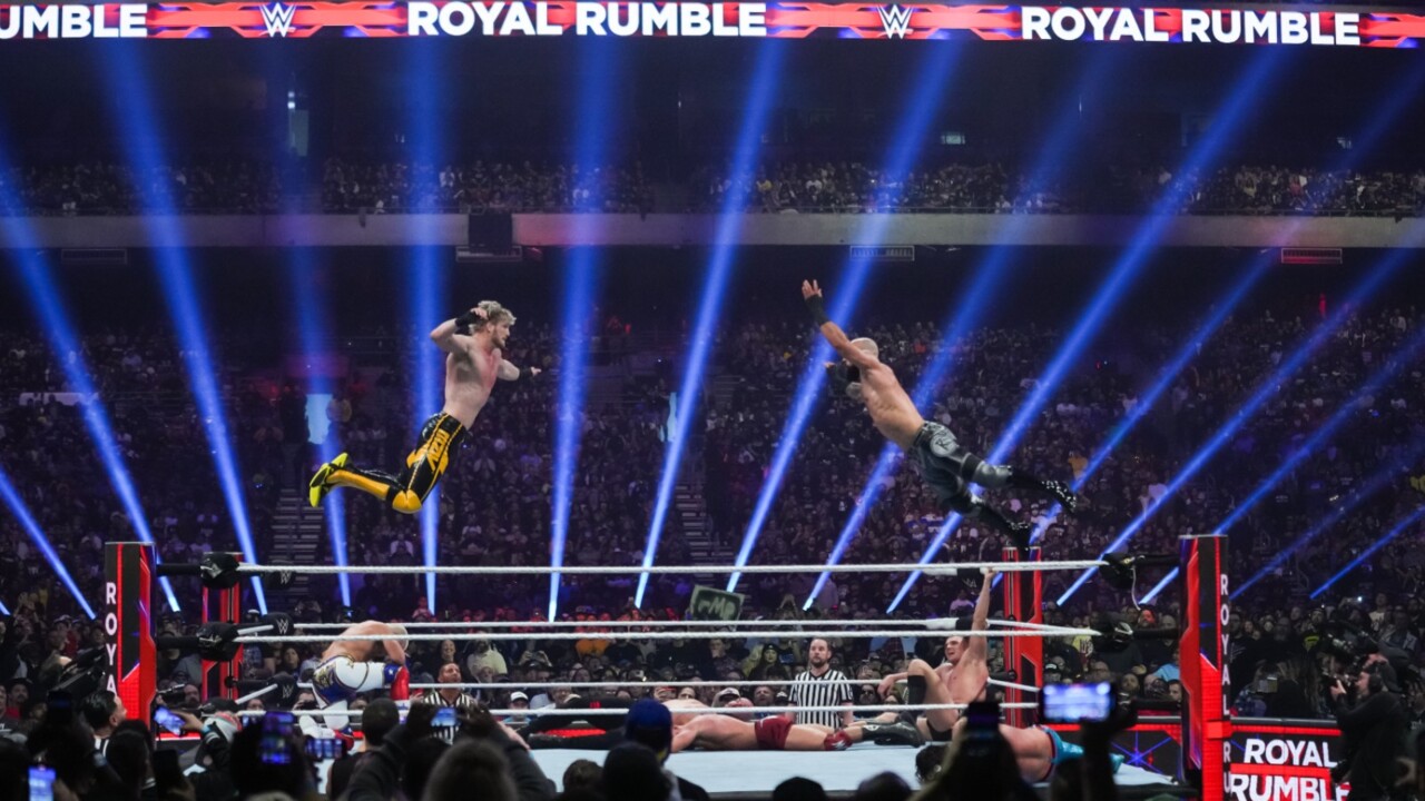 ‘Unbelievable’ Logan Paul collides with Ricochet midair during WWE