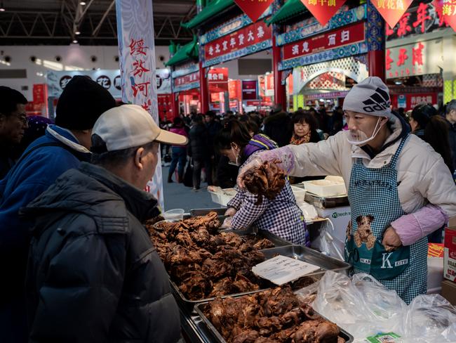 There is a call to close down China wet markets. Picture: AFP.