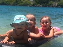 Hannah Clarke’s children Aaliyah,Laianah and Trey. Picture: Supplied