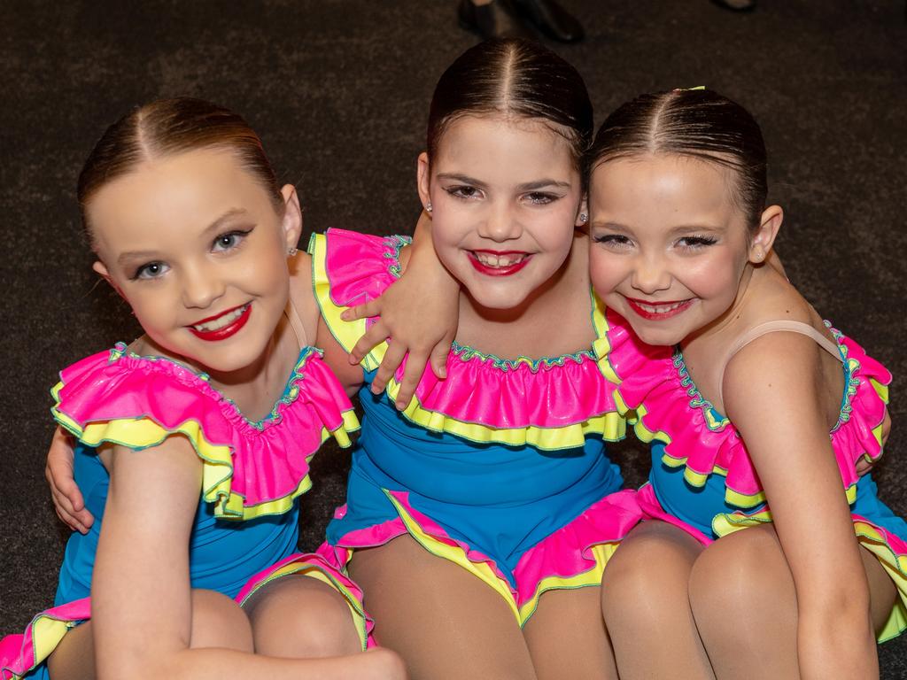 Elle Cummings, Adele Shepherd and Olivia Meares at the 76th Mackay Eisteddfod Monday 2 October 2023 Picture: Michaela Harlow