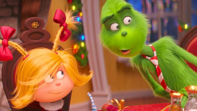 Critics say children are being given a sanitised version of the Grinch, voiced by actor Benedict Cumberbatch. Picture: Universal Pictures via AP, File