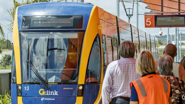 A Gold Coast teen has been left battered and bruised after a random attack at a tram station. Picture: Jerad Williams