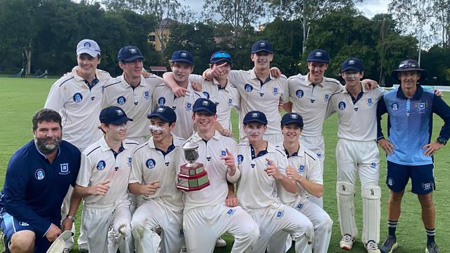 The Brisbane Grammar School premiership winning side.