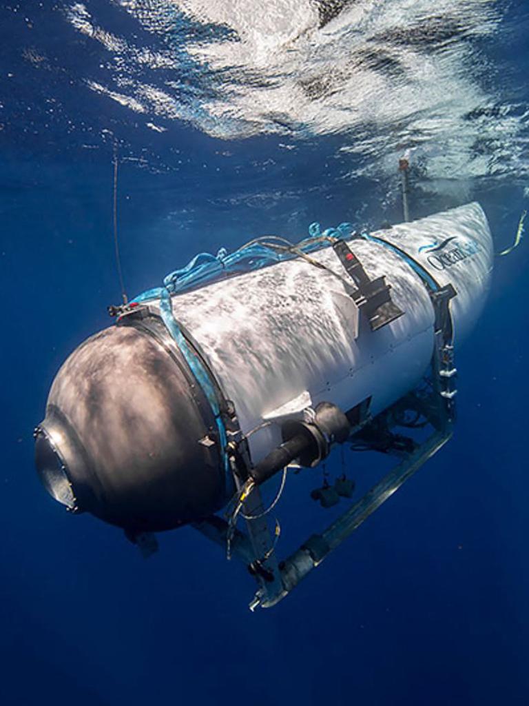 Each time, communications to the mothership failed, he said. Picture: OceanGate Expeditions / AFP