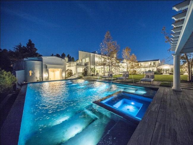 James Packer's new Los Angeles mansion. Picture: Joe Bryant