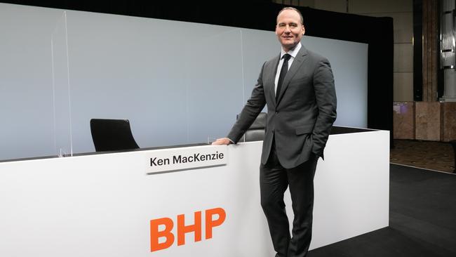 BHP chairman Ken MacKenzie. Picture: Thomas Graham