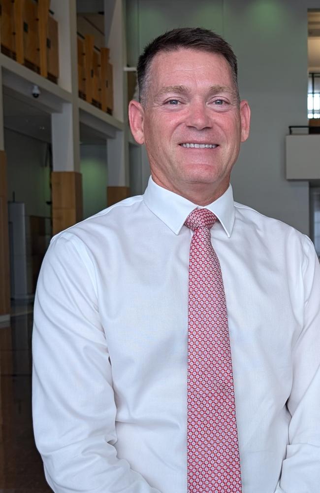 Legal Aid of the Northern Territory Chair Duncan McConnel in the NT Parliament on Thursday November 28, 2024. Picture: Zizi Averill