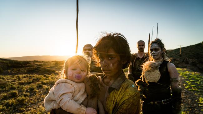 Baby Rosie with Simone Landers and Natasha Wanganeen in Cargo. Picture: Supplied