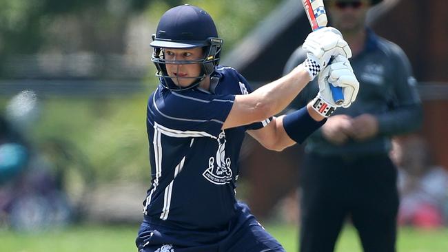 Evan Gulbis in action for Carlton.