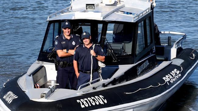 Redland Bay Water Police patrols Moreton Bay. Picture: Renae Droop.