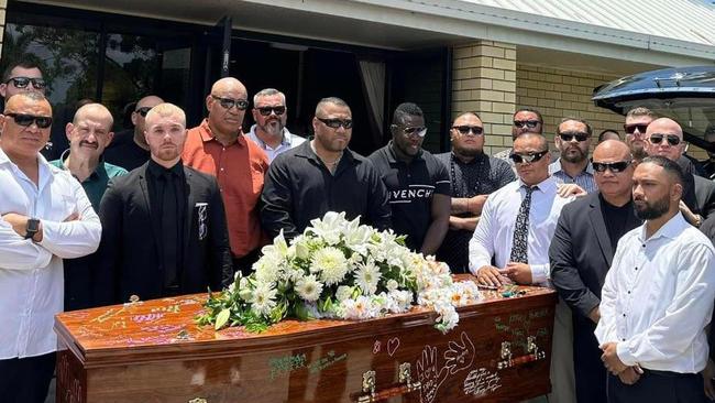 Junior’s loved ones farewelled him in a ceremony on Monday, February 13. Picture: Supplied
