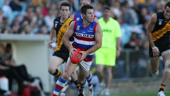 Callinan won four premierships with Central District. Picture: Stephen Laffer.