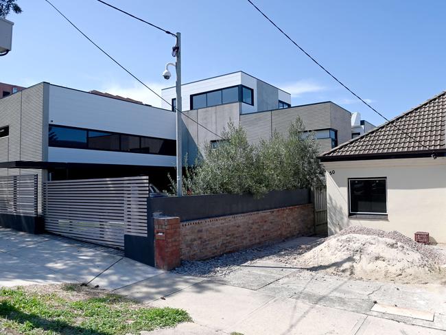 The two homes in Maroubra. Picture: Jeremy Piper