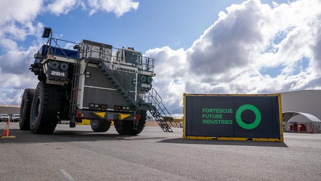 Parent company Fortescue Metals Group has ordered 120 battery and hydrogen-powered haul trucks.