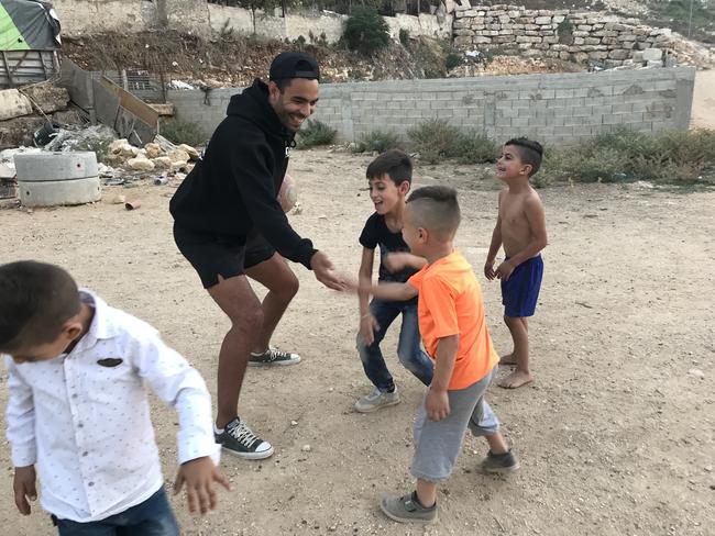 Former Adelaide United footballer Marcos Flores in Africa.