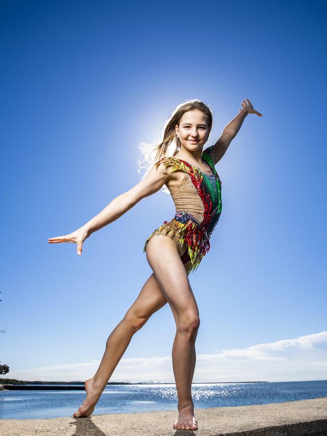 Lidiia Iakovleva at Wynnum waterfront - Picture: Richard Walker