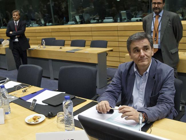 Remains hopeful ... Greek Finance Minister Euclid Tsakaloto said he was buoyed by the Euro leaders’ “political will to give Greece a chance”. Picture: AP/Michel Euler