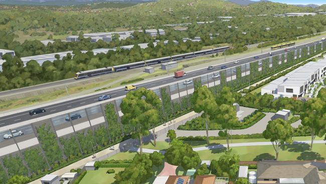 Artists impression of the Coomera Connector. Picture: Supplied