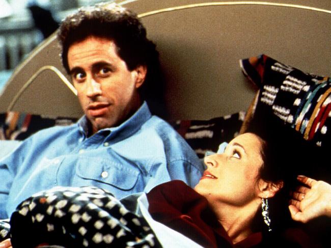 The pair starred on all 9 seasons of the hit sitcom Seinfeld from 1989 to 1998. Picture: NBC